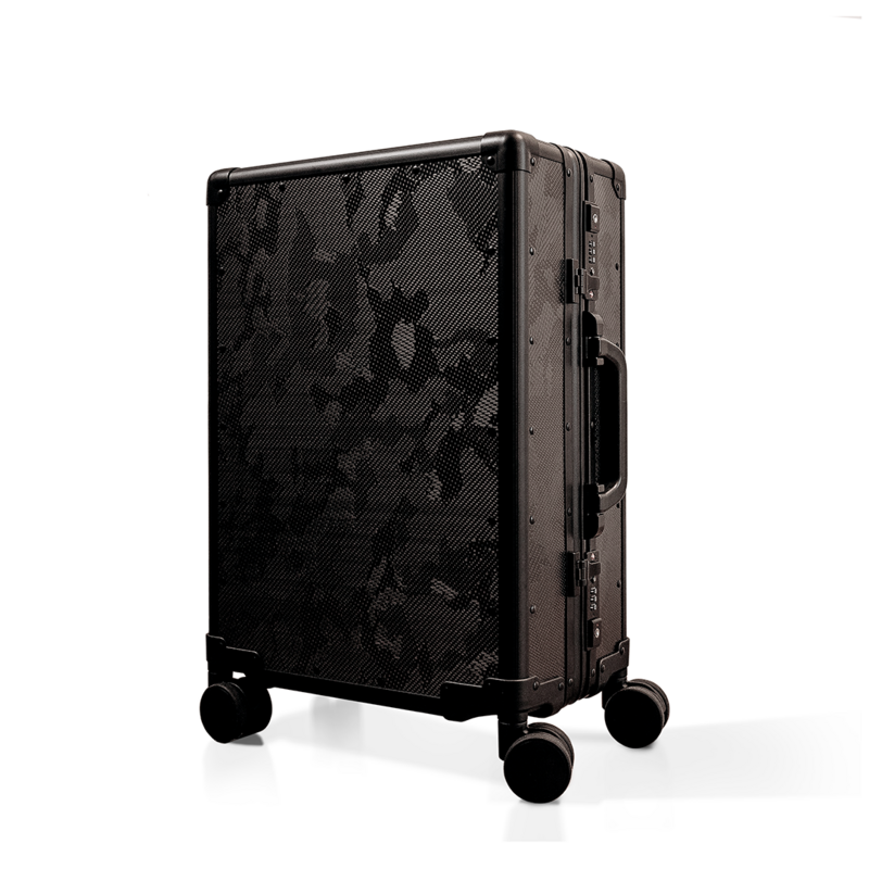 Чемодан из карбона «Плетение Хаки»